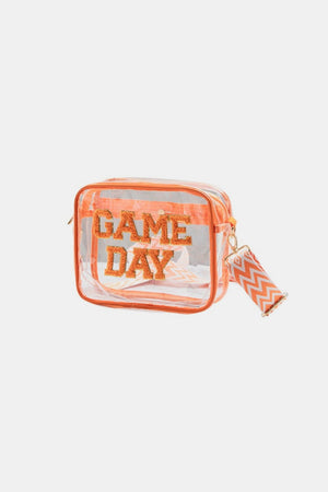 Zenana GAME DAY Stadium Approved Transparent Crossbody Bag - Case Collection Clothing