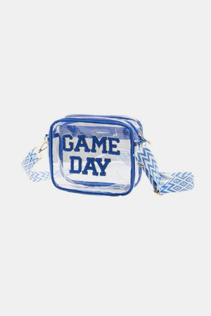 Zenana GAME DAY Stadium Approved Transparent Crossbody Bag - Case Collection Clothing