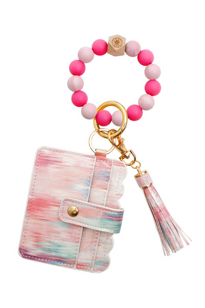 Wallet Wristlet Keychains | Glow in the Dark, Keychains, Pink, Pink