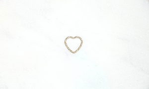 Sparkle Heart Connector | Gold, Permanent Jewelry Connector, [variant_title], [option1]