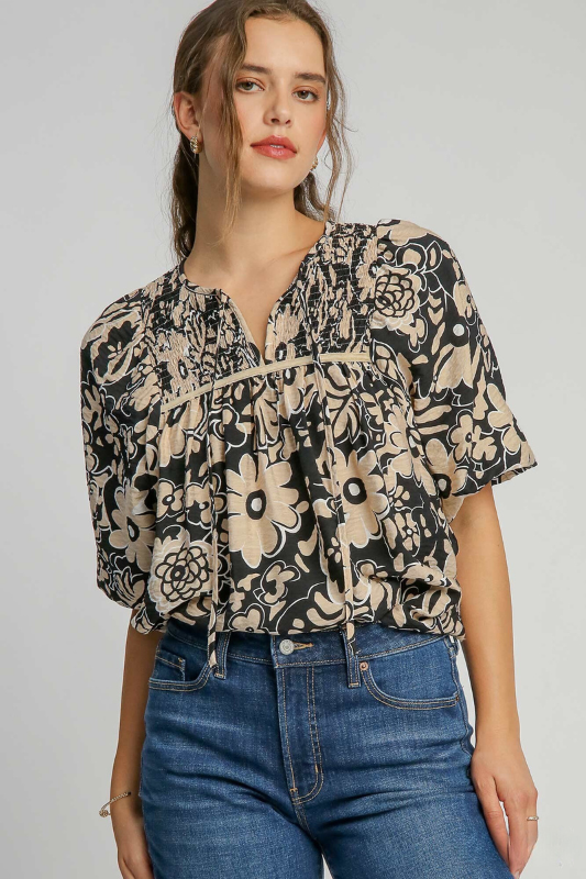 Willow Floral Top - Case Collection Clothing