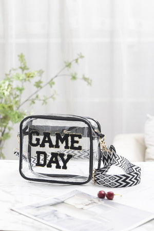 Zenana GAME DAY Stadium Approved Transparent Crossbody Bag - Case Collection Clothing