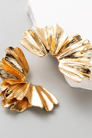 Irregular Petal Earrings - Case Collection Clothing