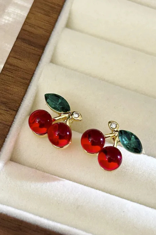 Red Cherry Earrings