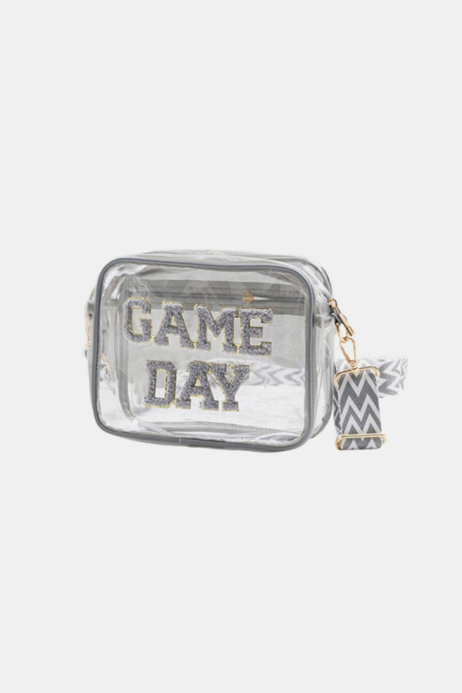 Zenana GAME DAY Stadium Approved Transparent Crossbody Bag - Case Collection Clothing