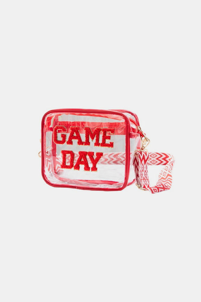 Zenana GAME DAY Stadium Approved Transparent Crossbody Bag - Case Collection Clothing