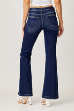 RISEN Full Size Low Rise Flare Jeans - Case Collection Clothing