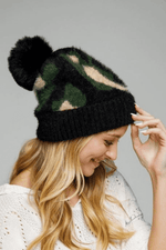 Camo Eyelash Beanie - Case Collection Clothing