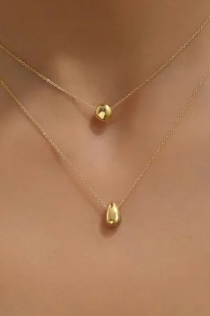 Gold Droplet Necklace