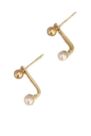 Pearl Bar Earrings