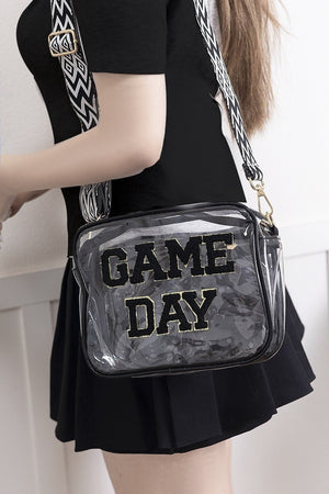 Zenana GAME DAY Stadium Approved Transparent Crossbody Bag - Case Collection Clothing