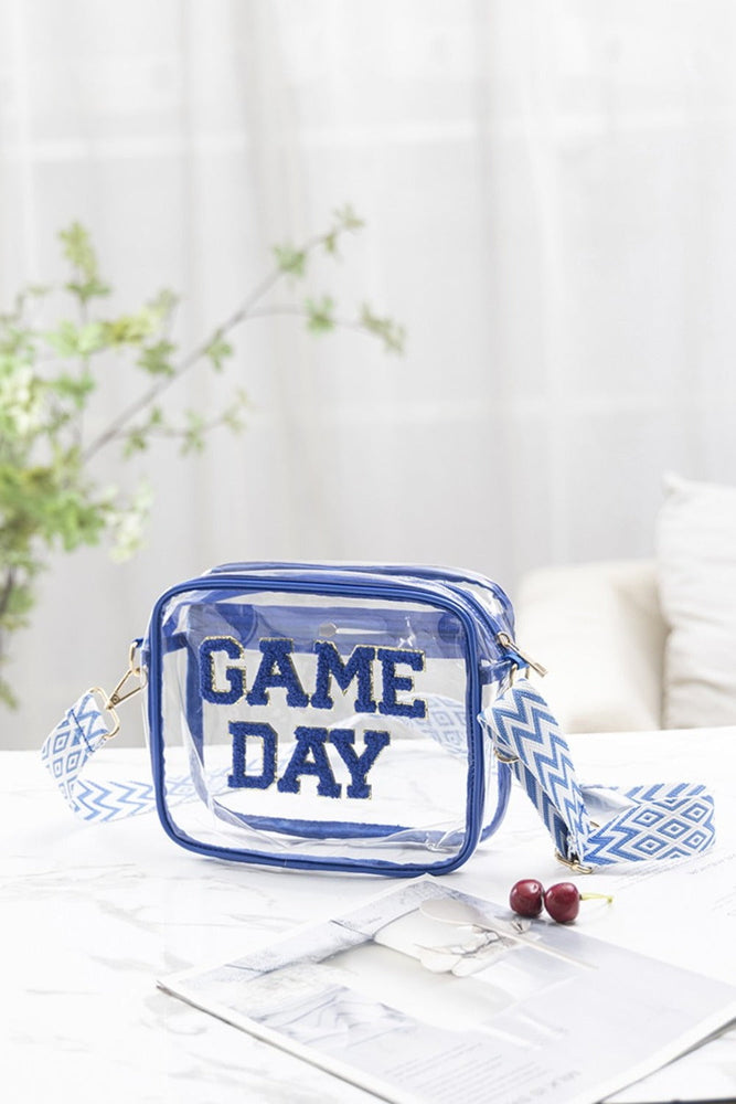 Zenana GAME DAY Stadium Approved Transparent Crossbody Bag - Case Collection Clothing