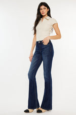 Kancan Full Size Mid Rise Slim Flare Jeans - Case Collection Clothing