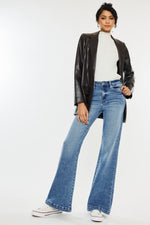 Kancan High Rise Wide Leg Jeans - Case Collection Clothing