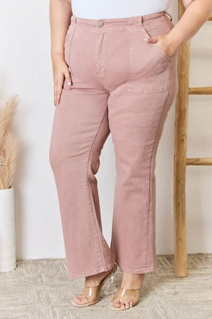 RISEN High Rise Ankle Flare Jeans, Jeans, [variant_title], [option1]