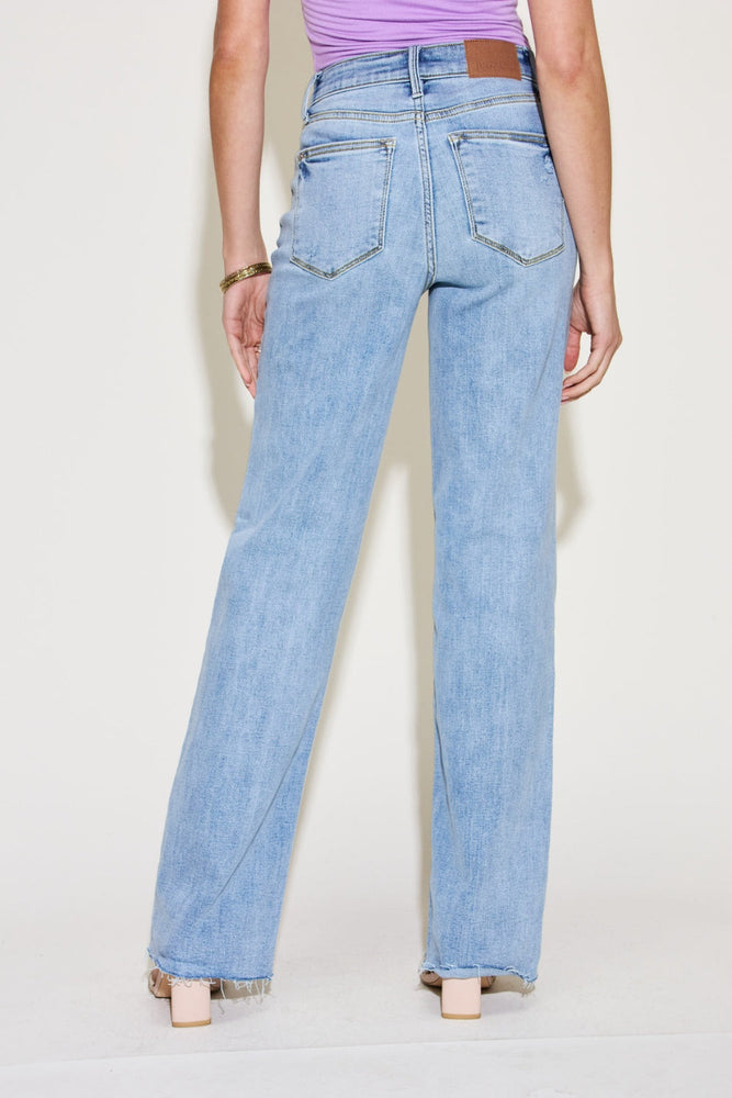 Judy Blue V Front Waistband Straight Jeans, Pants, [variant_title], [option1]